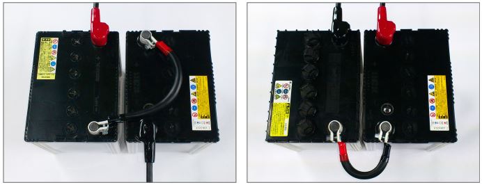 板タイプトラック用渡り線 バッテリー用連結ケーブル 芯線30mm2 長さ30cm ヒーロー電機製 国産 Dj 33